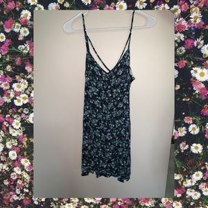American Eagle Blue Floral Dress
